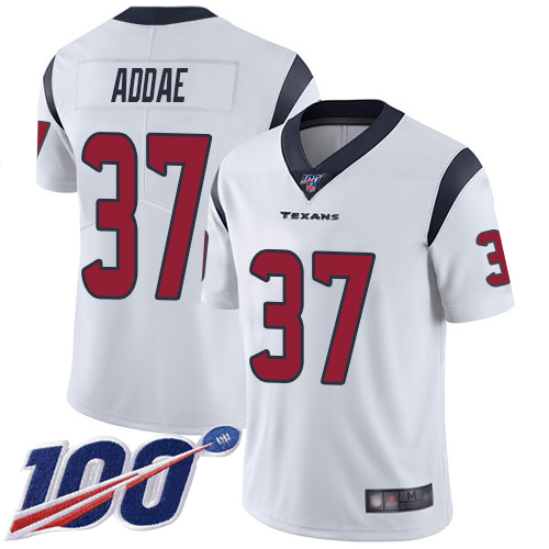 Houston Texans Limited White Men Jahleel Addae Road Jersey NFL Football #37 100th Season Vapor Untouchable